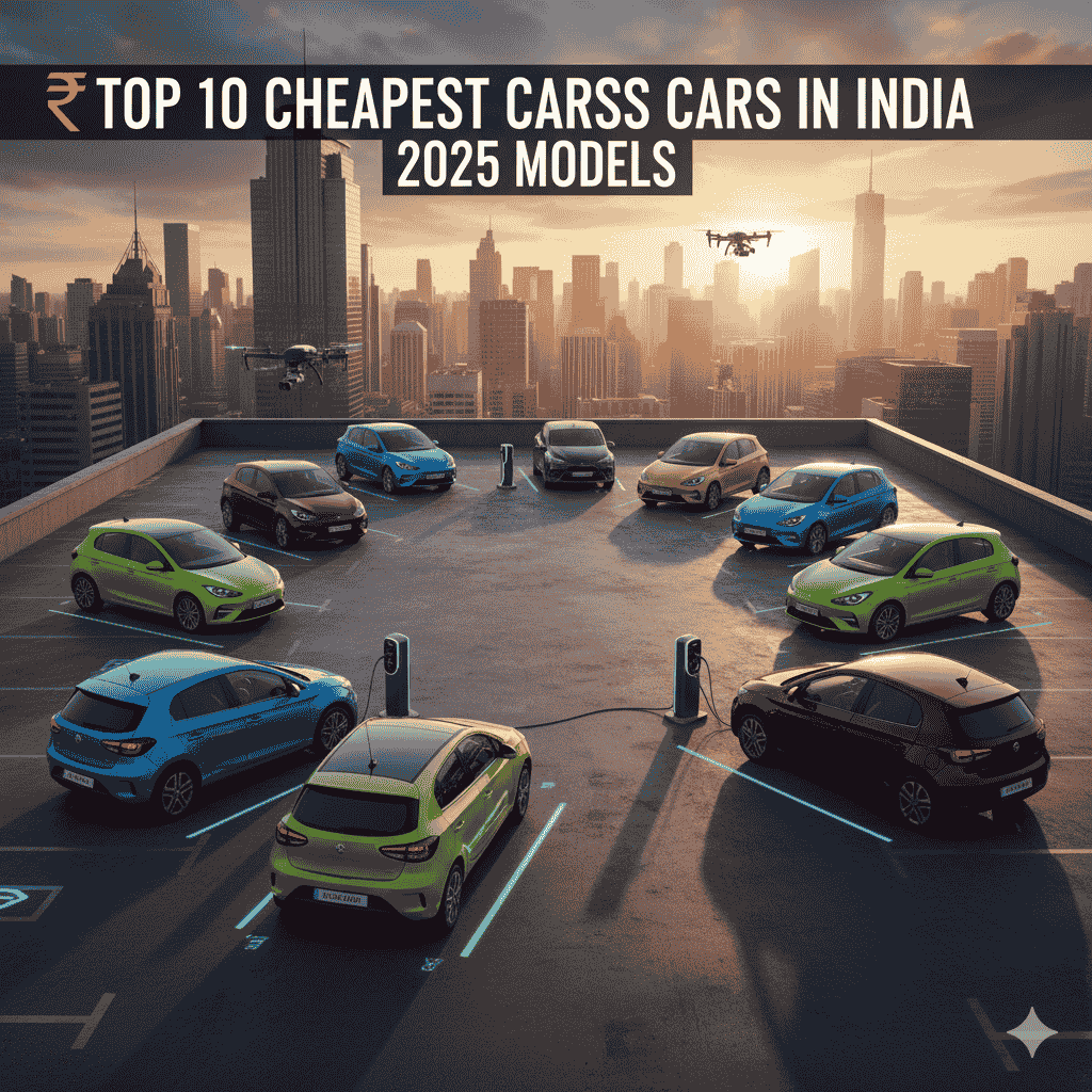 Top 10 Cheapest Electric Cars in India 2025