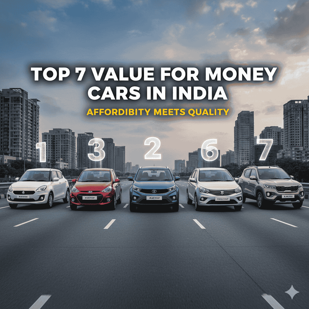 Top 7 Value For Money Cars in India For 2025